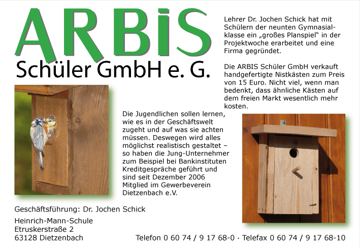 ARBIS Schüler GmbH